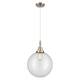 Option Clear Shade / Brushed Satin Nickel