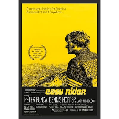 Easy Rider Movie Framed Poster - 24 x 36 Inch