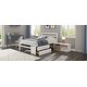 preview thumbnail 45 of 43, 3 Color Full Size Wood Platform Bed with Removable Storage Shelves, Built-in 2 Storage Drawers