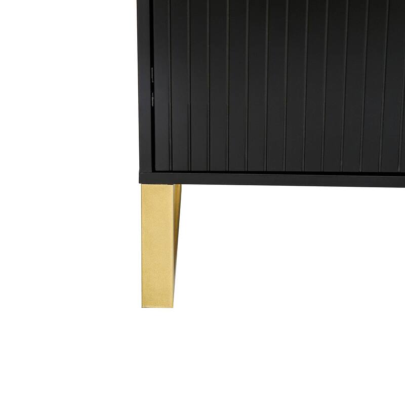 60" Wide Wood 4-door Sideboard