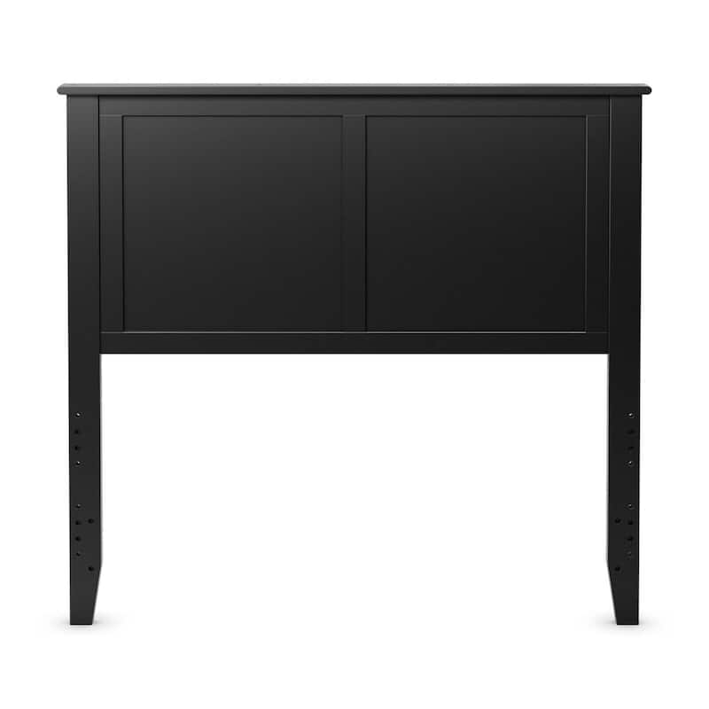 Gymax Twin Wood Headboard Flat Panel Pre-drilled Holes Height