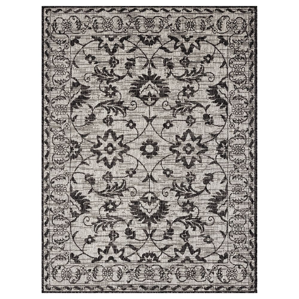 Nicole Miller New York Patio Country Ayala Floral Indoor/ Outdoor Rug