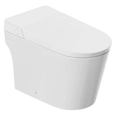 Fine Fixtures Modern One Piece Smart Toilet and bidet - Elongated, Tankless, Touchless Toilet