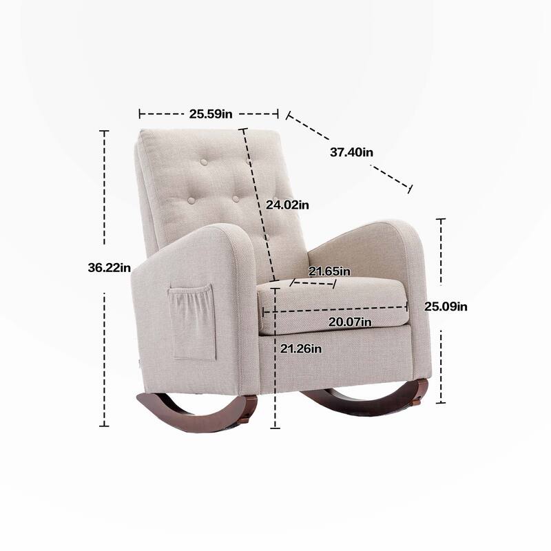 High Back Rocking Chair