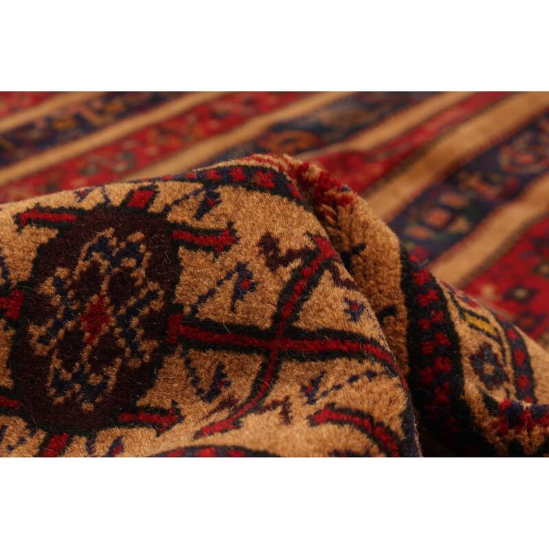 ECARPETGALLERY Hand-knotted Teimani Tan Wool Rug - 6'8 x 9'0