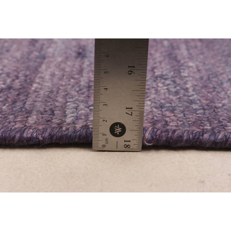 ECARPETGALLERY Hand-knotted Loreto Purple Silk Rug - 9'5 x 15'0