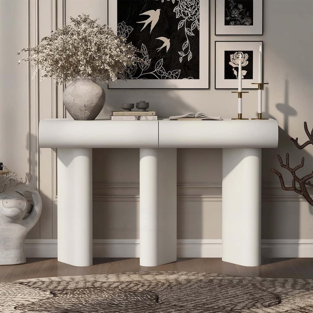 Space-Saving Hallway Table for Small Apartments and Foyers