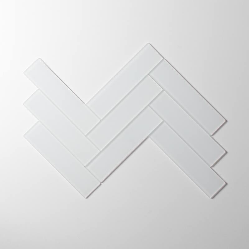 2 in. x 8 in. Glass Subway Wall Tile