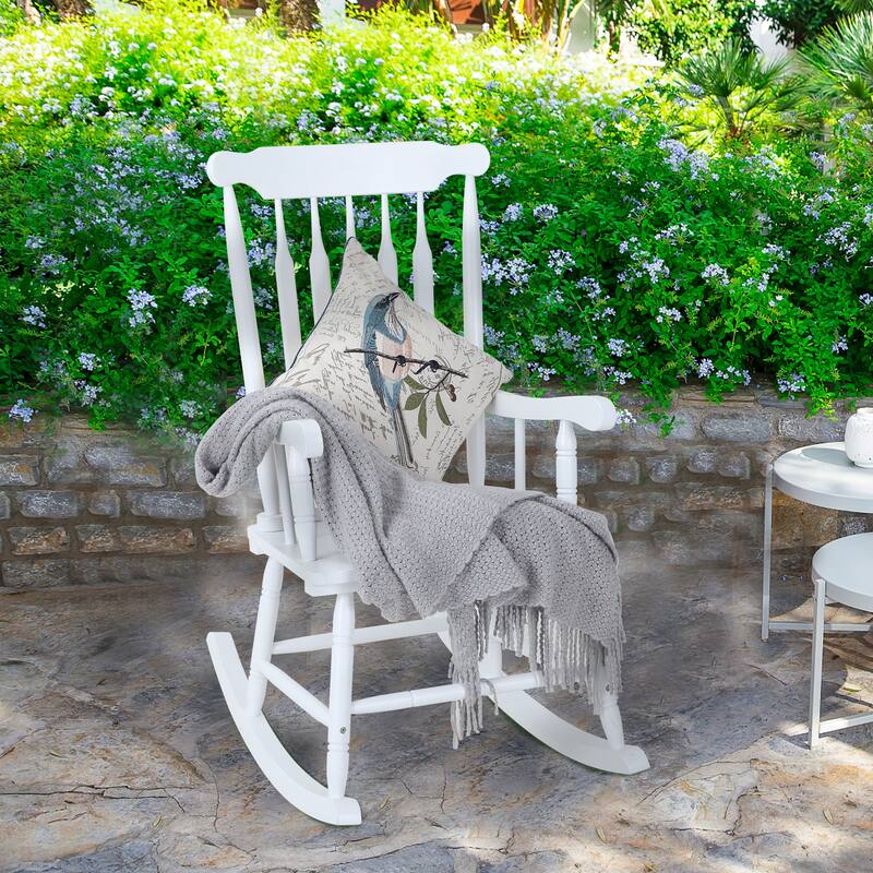 Outdoor Wooden Rocking Chair