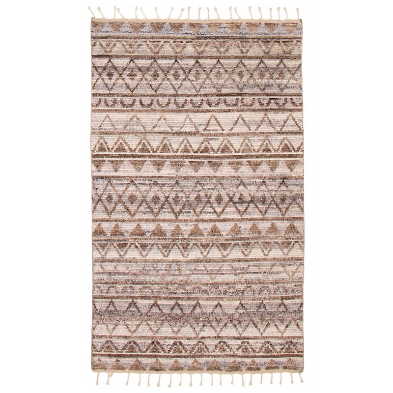Tangier Brown Rug 5'0" x 8'6" - 5'0 x 8'6 - Brown - 5'0 x 8'6