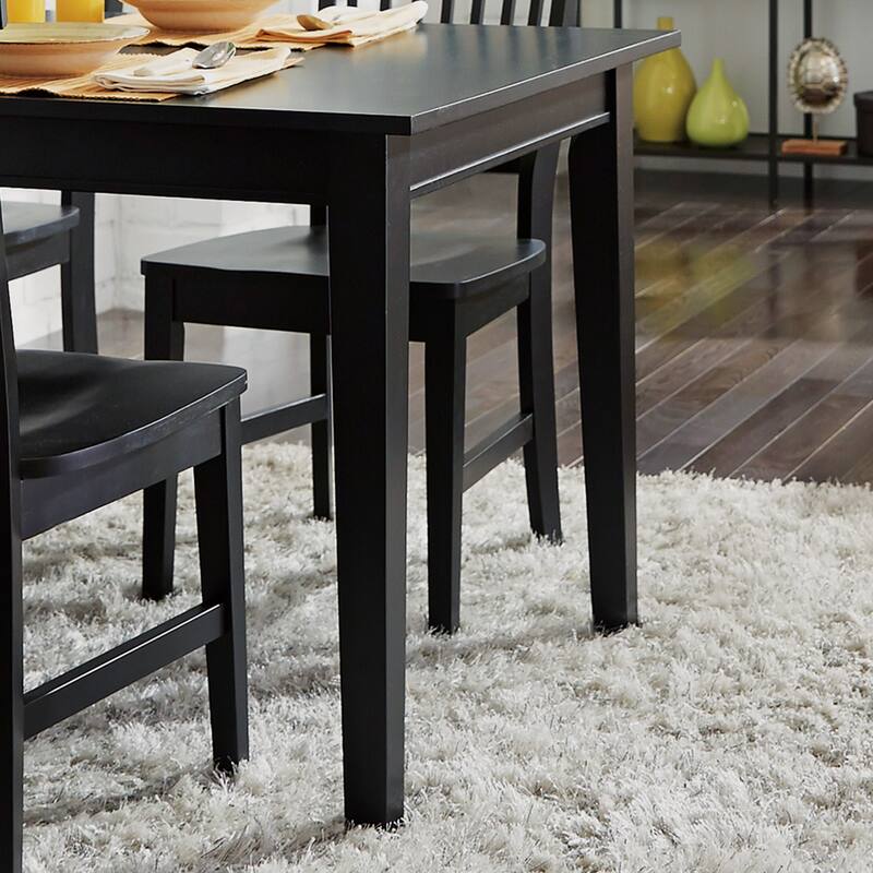Arts and Crafts Rectangular Dining Table (with extending leaf) by Home Styles