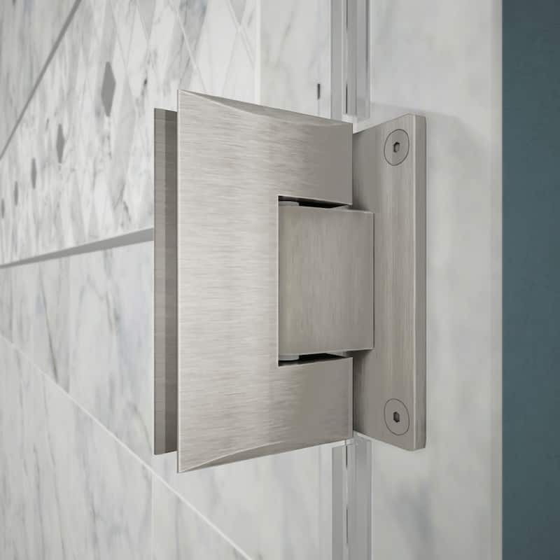 DreamLine Unidoor Plus 38 in. W x 30 3/8 in. D x 72 in. H Frameless Hinged Shower Enclosure - 30.38" x 38"