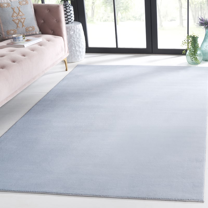SAFAVIEH Loft Cassie Contemporary Machine Washable Rug - 8' x 10' - Light Blue - Rectangle