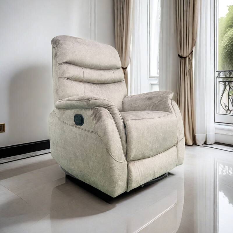 Rocking Swivel Recliner Chair for Living Room, 360 Degree Swivel, Adjustable Reclining Chair,Recliner Sofa with Lumbar Support