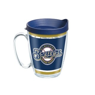 MLB Milwaukee Brewers Legend 16 oz Coffee Mug with lid - Bed Bath ...