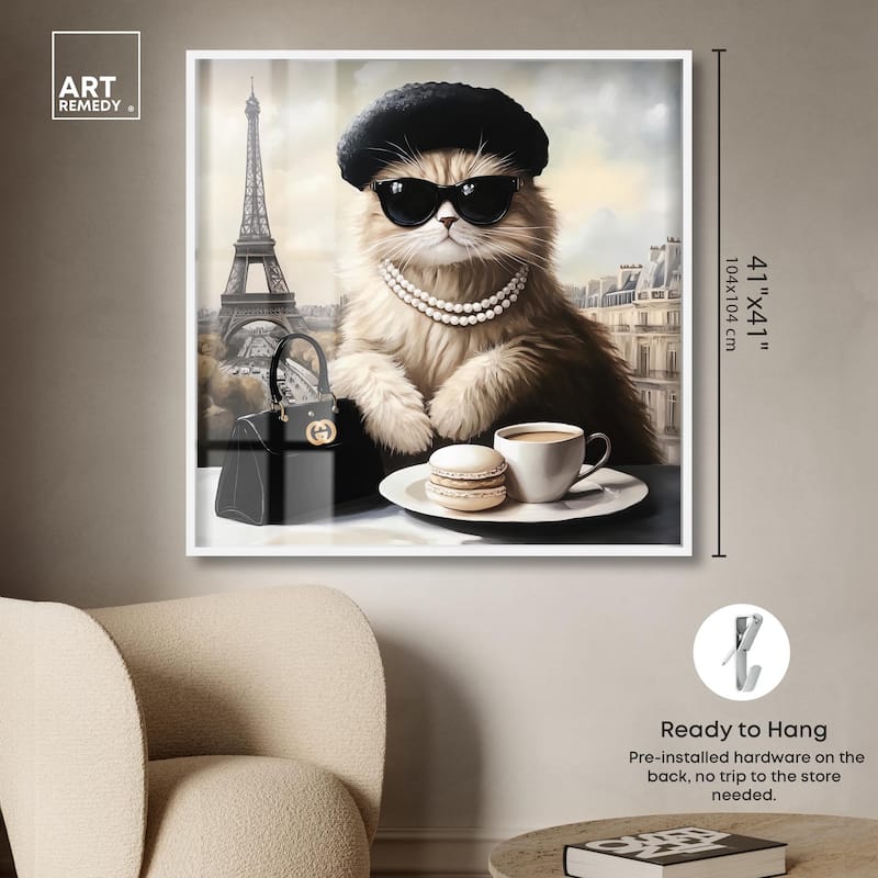 Cat in Paris Treats Shadowbox by Art Remedy