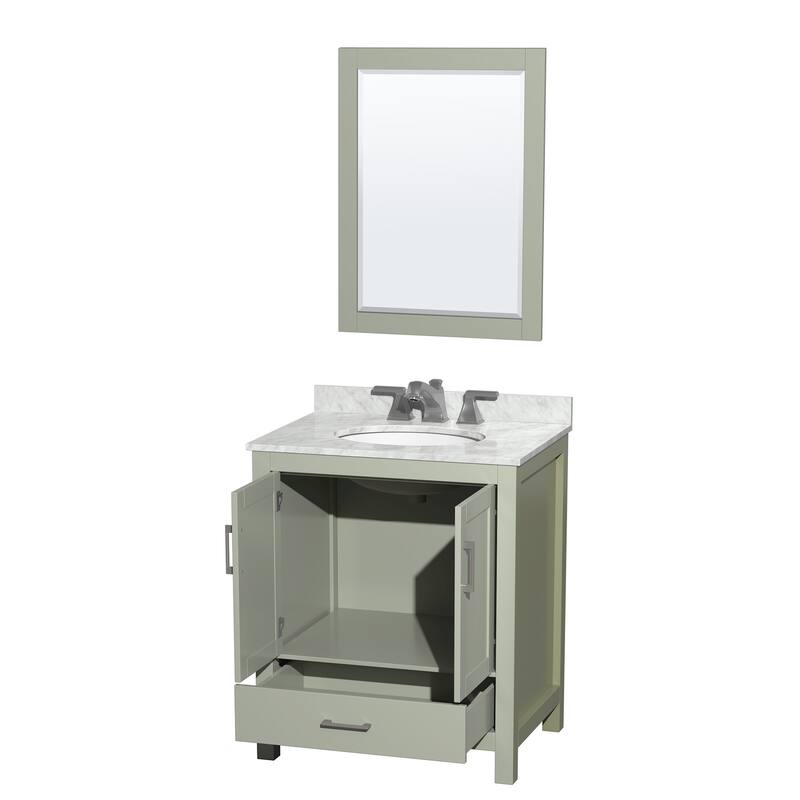 Wyndham Collection WCS141430SUNOM24 Sheffield 30" Free Standing Single