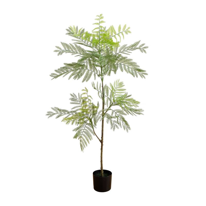 Jacaranda Artificial Tree with Planter - 5' - Green