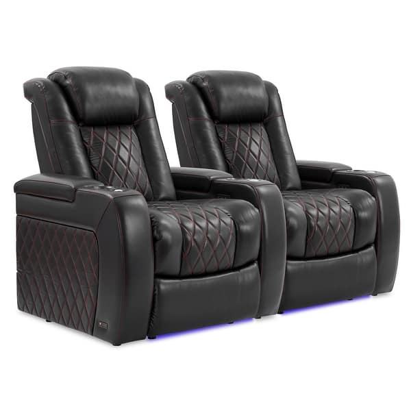 Valencia Tuscany Top Grain Nappa 11000 Leather Theater Seating Power ...