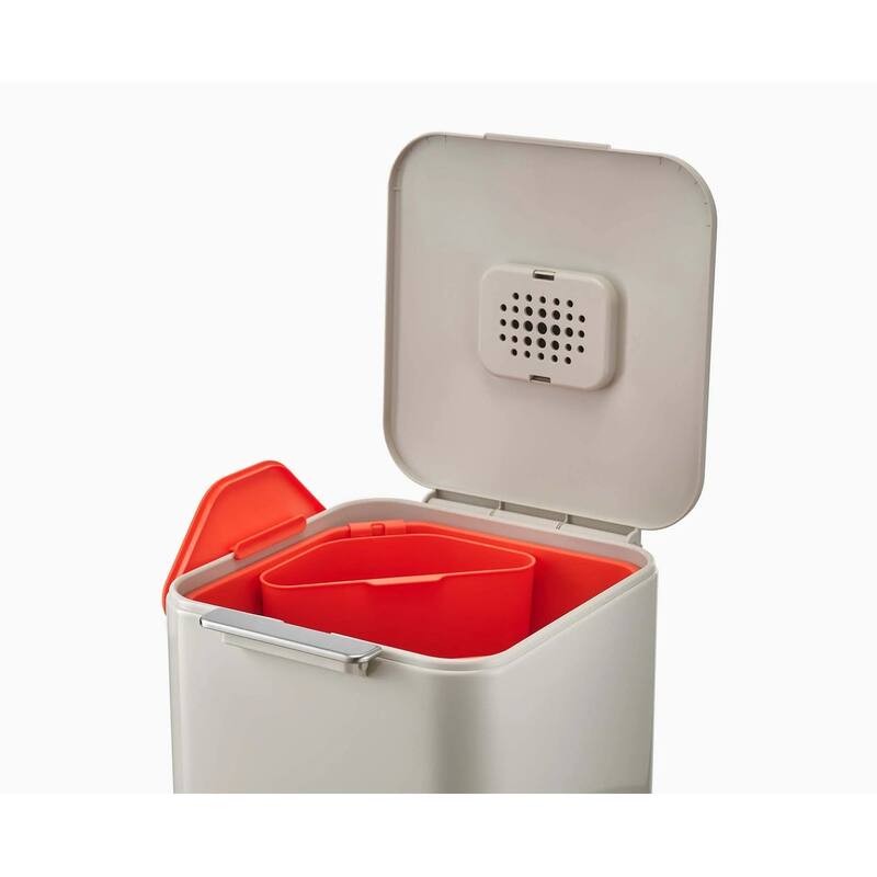 Joseph Joseph Totem Compact 40L Dual Trash Can and Recycle Bin Bed