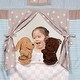 preview thumbnail 3 of 8, Lambs & Ivy Doorway Puppet Theater Developmental Toy with 2 Luxury Hand Puppets
