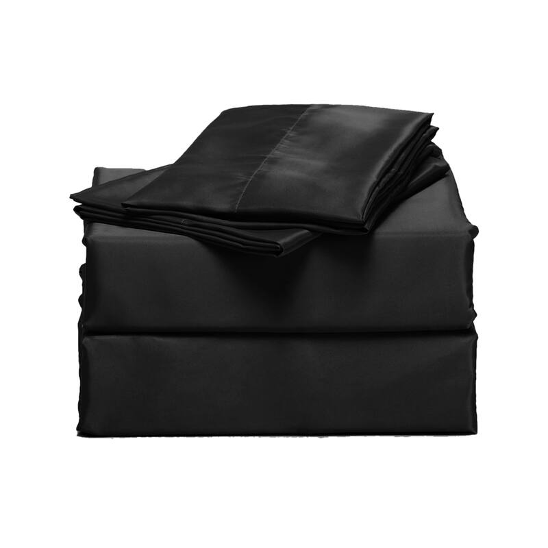 Satin Bed Sheet Set Ultra Soft 4-Piece