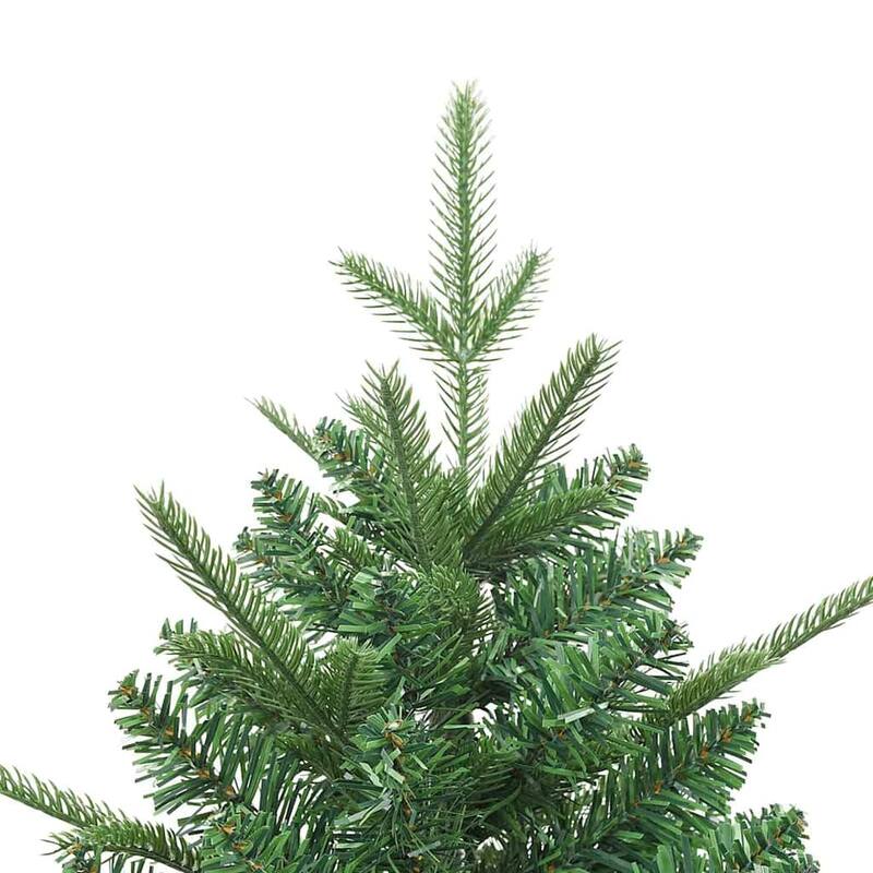 vidaXL Artificial Christmas Tree LED&Ball Set&Flocked Snow Decoration PVC&PE