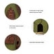 preview thumbnail 21 of 28, Glitzhome 13"H Retro Wooden Distressed Garden Birdhouse - 4.5"L x 4.25"W x 13.25"H