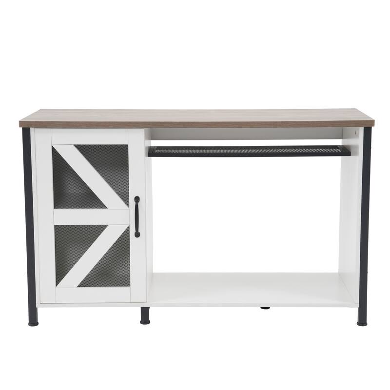 52 Inches Metal Fish Tank Stand With Electrical Outlet For Storage Of Fish Tank Accessories