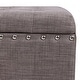 preview thumbnail 20 of 20, Adeco Set of 3 Linen Fabric Storage Ottoman Bench Lift Top Footstool