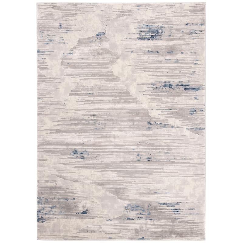SAFAVIEH Meadow Giantvigka Modern Abstract Rug - 6'7" x 9' - Grey/Ivory