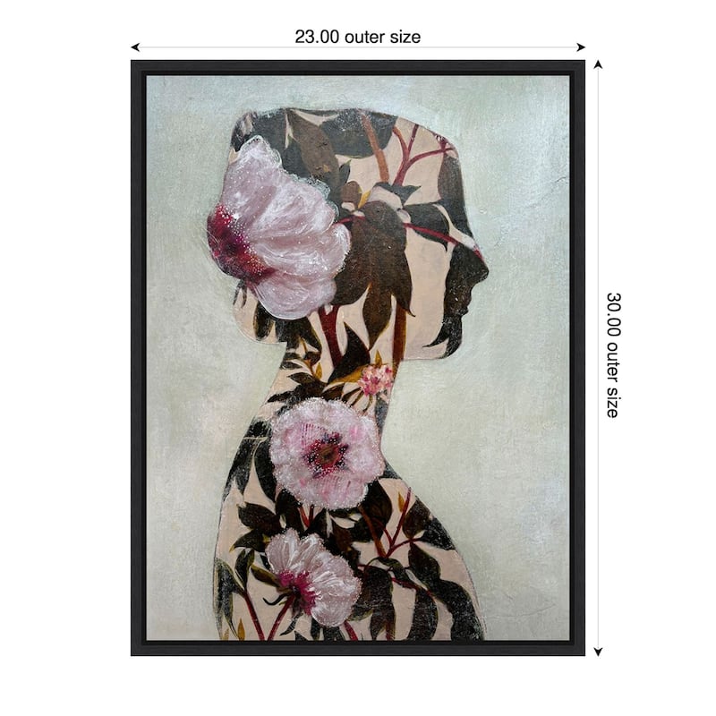 Echoes of Eden No. 2 by Karenina Fabrizzi (23 x 30 in.), Framed Canvas Wall Art Print