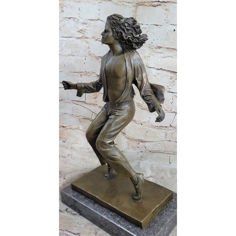 Michael Jackson On His Toes Bronze Sculpture Statue Figure Collectible Dancer
