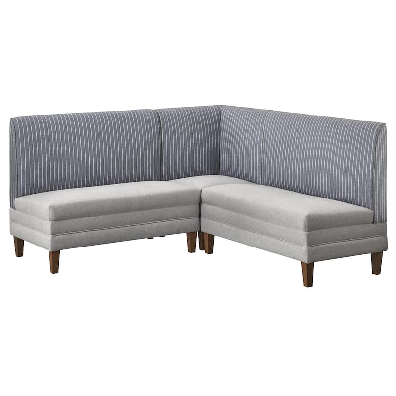 Lifestorey Phillips 3-Piece Upholstered Banquette Set
