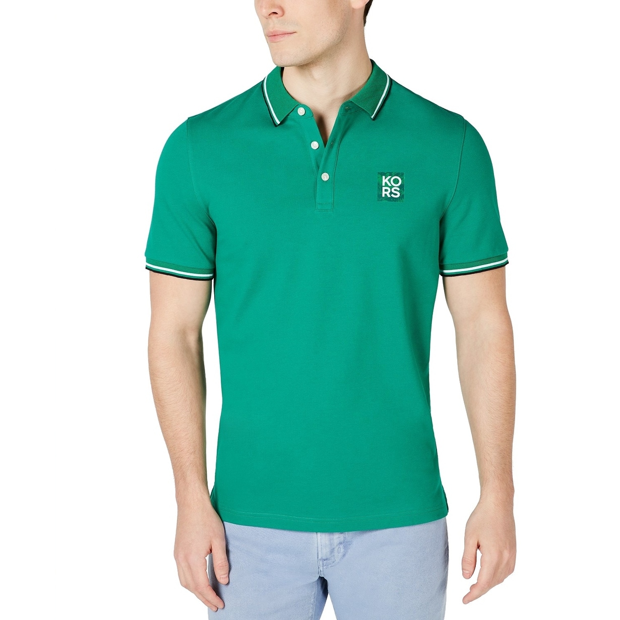 Michael kors shirts mens green Clearance
