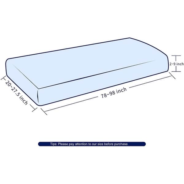 dimension image slide 2 of 4, Subrtex PU Leather Sofa Cover