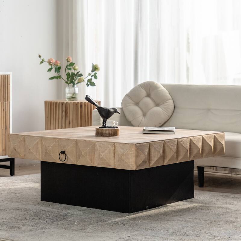 Retro Fashion Style Coffee Table,Suitable for Living Room,Office,and Dining Room