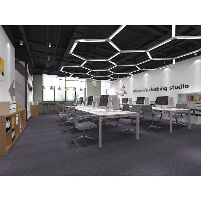 Gray Office Chairs Mid Back Ribbed PU Leather Black Executive Task Work Conference With Arms Wheels Tilt Swivel Rolling