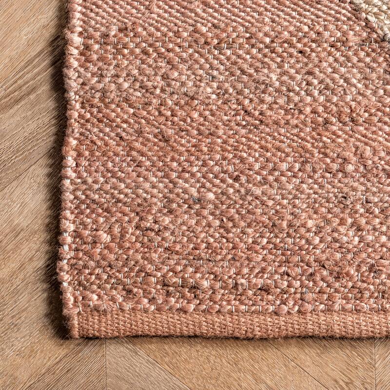 Nuloom Pandora Diamond Jute Area Rug