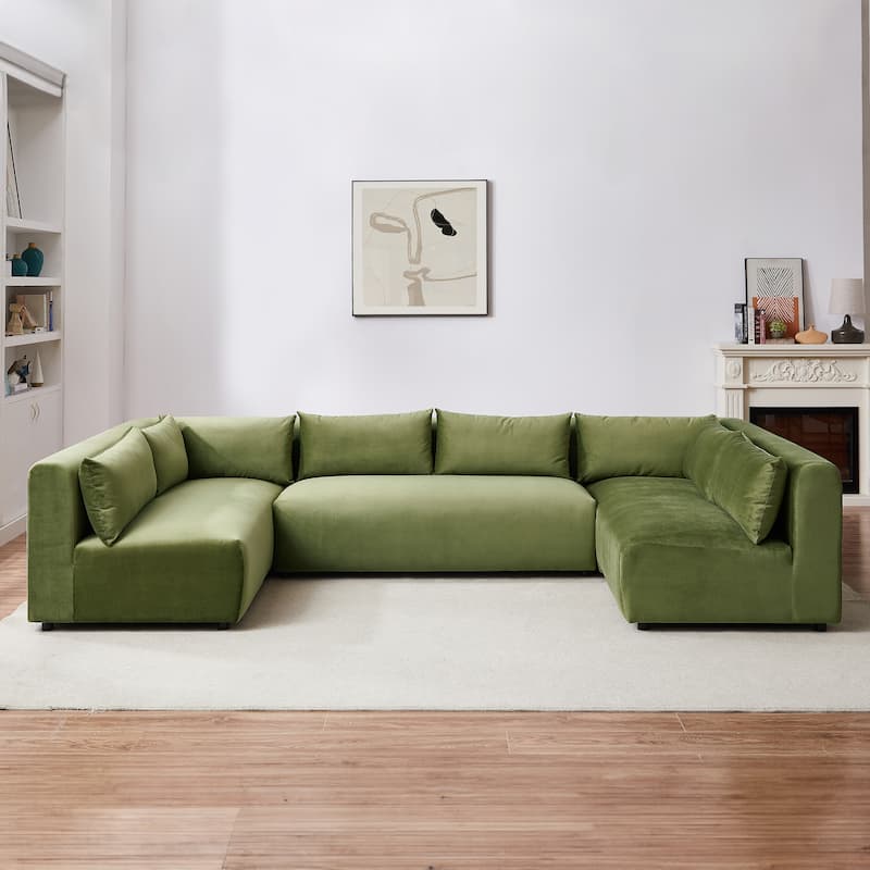 Alabama Mid-Century Modern Modular Sectional Sofa