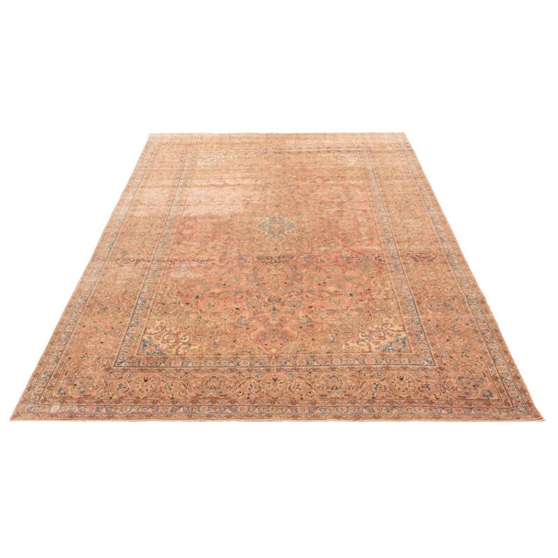 ECARPETGALLERY Hand-knotted Antalya Vintage Salmon Wool Rug - 8'5 x 12'2