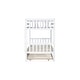preview thumbnail 5 of 24, Twin Over Twin Rubber Wood Bunk Bed with Trundle, Convertible into 2 Twin Size Beds, Twin Size Bunk Bed