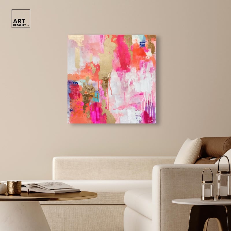 Exuberant Hues III Canvas by Art Remedy, Gallery Wrapped