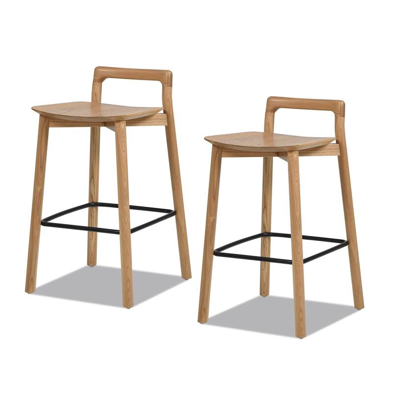 Sven 26.5" Minimalist Low Back Counter Stool