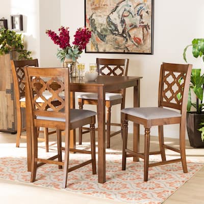 Ramiro Modern and Contemporary Transitional 5-Piece Pub Set