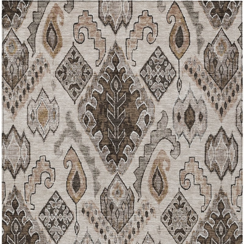 HomeRoots Moroccan Transitional Rectangle Outdoor Rug
