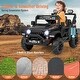 preview thumbnail 12 of 28, Costway 12V Kids Ride On Truck with 2*12V Motors Spring Suspension & - See Details