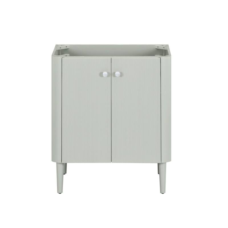 Haley Bathroom Vanity Only in Soft Sage with Dual Mount Option - 30"W x 21.5"D x 34"H