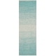 preview thumbnail 31 of 84, SAFAVIEH Handmade Flatweave Montauk Geert Cotton Rug 2'3" x 9' Runner - Turquoise/Ivory - Runner