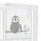 preview thumbnail 3 of 4, Blue Jungle Sloth Collection Boy Girl Baby Monthly Milestone Blanket - Aqua Turquoise Grey Green Tropical Botanical Rainforest
